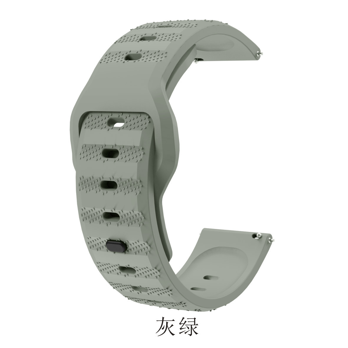 Adecuado para Samsung/Huawei/huami/jiaming/patrón de grano de arroz patrón de puntos correa de silicona 12/16/18/20/22