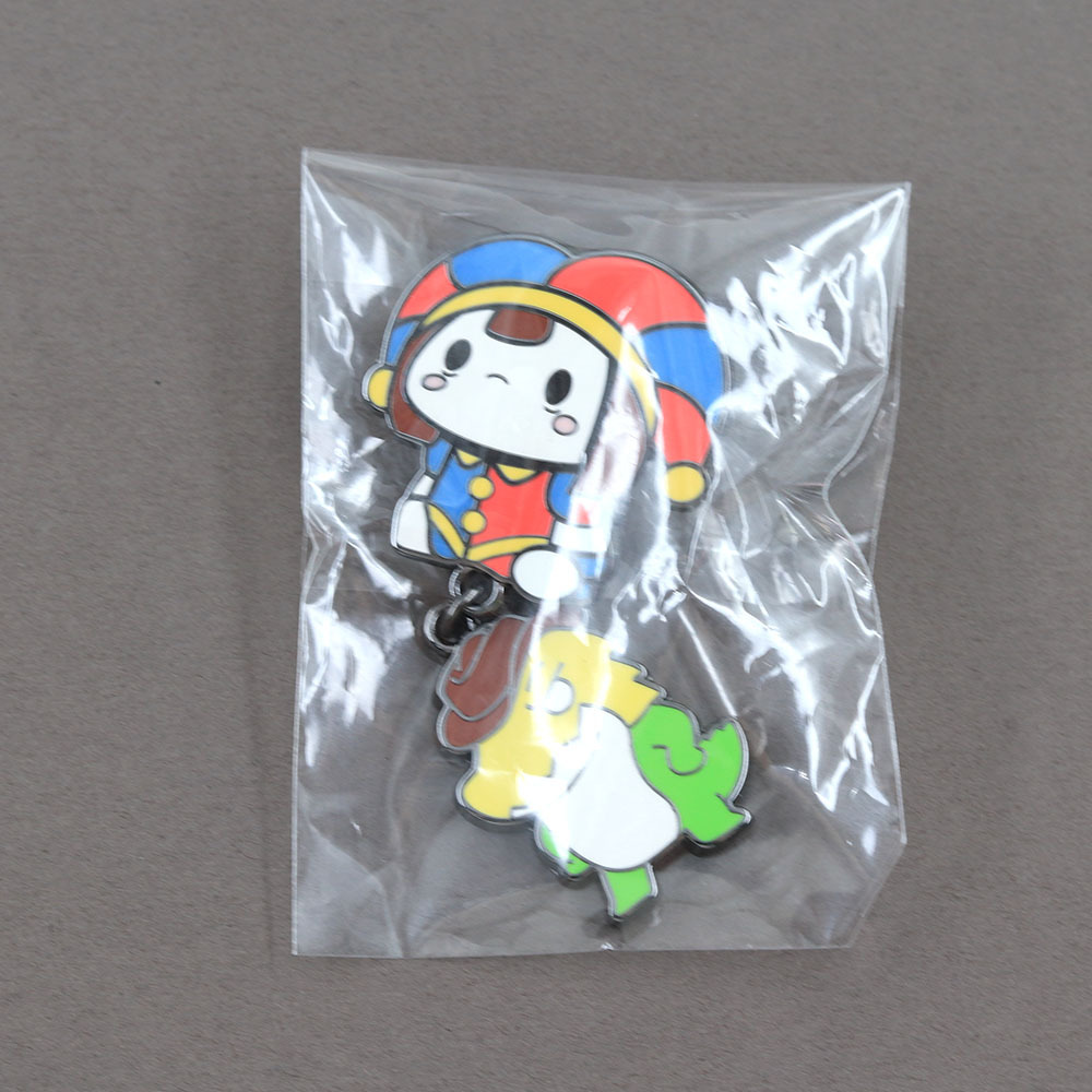 Magical Digital Circus enamel brooch, Q-version Pamni merchandise badge, crocodile Gabu pendant, lapel pin