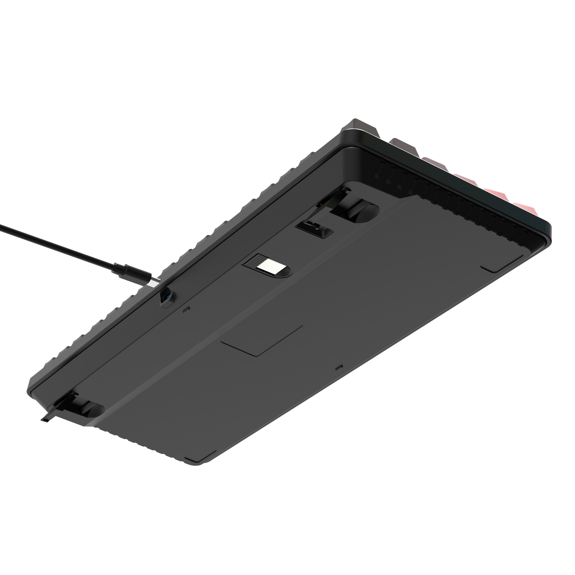 Inventario claro 87 teclado mecánico verdadero mezcla de luz RGB enchufe de alto valor de la cara juego de oficina de deportes electrónicos universal