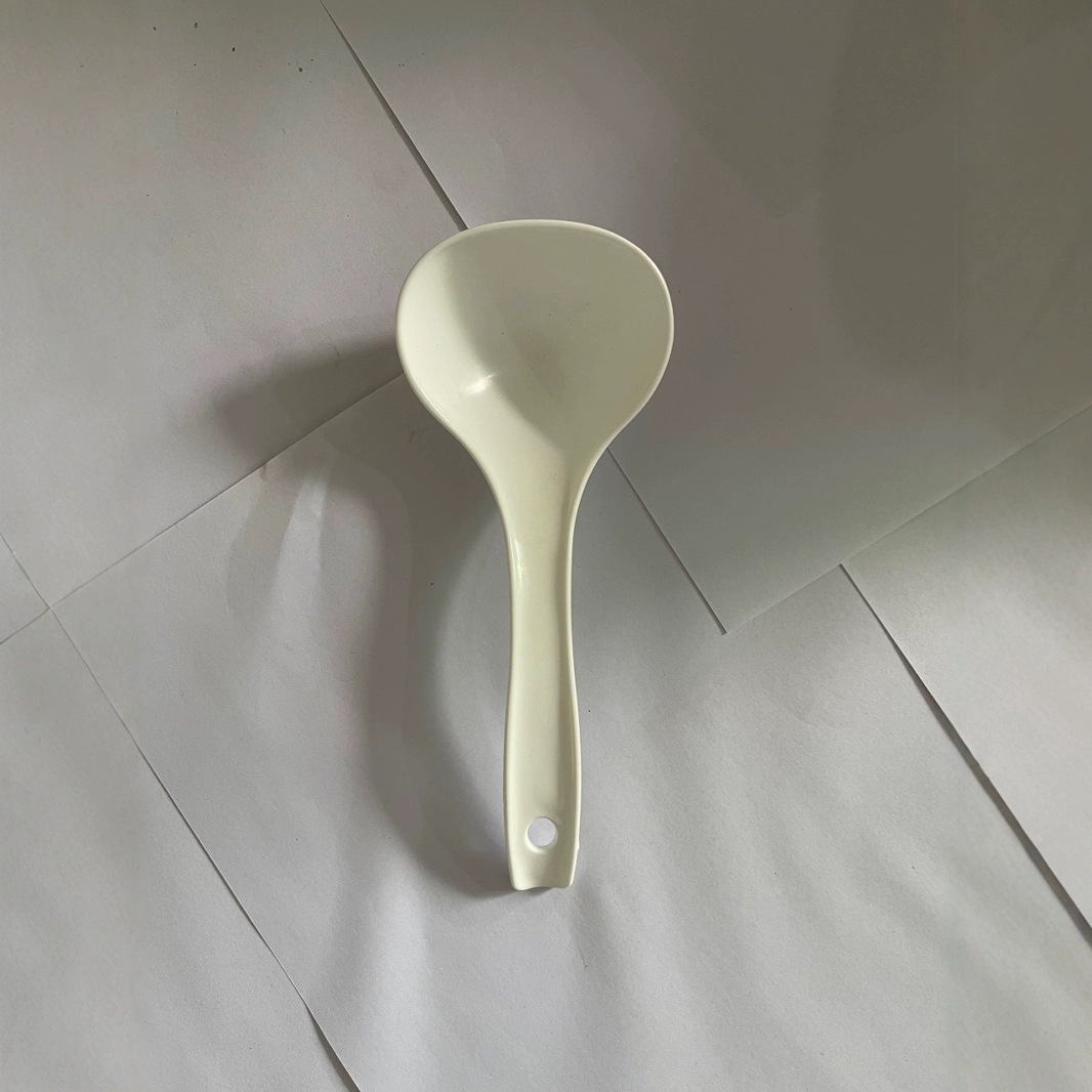 식품 학년 PP 플라스틱 큰 수프 스푼 전기 밥솥 죽 숟가락 주방 창조적 인 긴 손잡이 큰 수프 숟가락 죽 숟가락