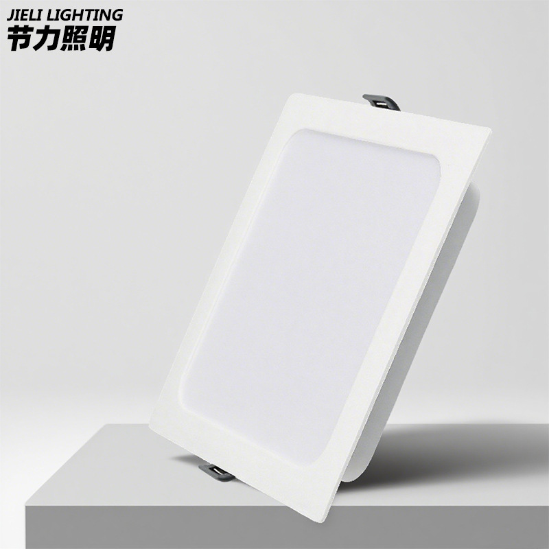 Comercio exterior principal condujo cubierta clara cubierta oscura redonda lámpara de panel cuadrada lámpara de panel 12W18W24W lámpara de techo