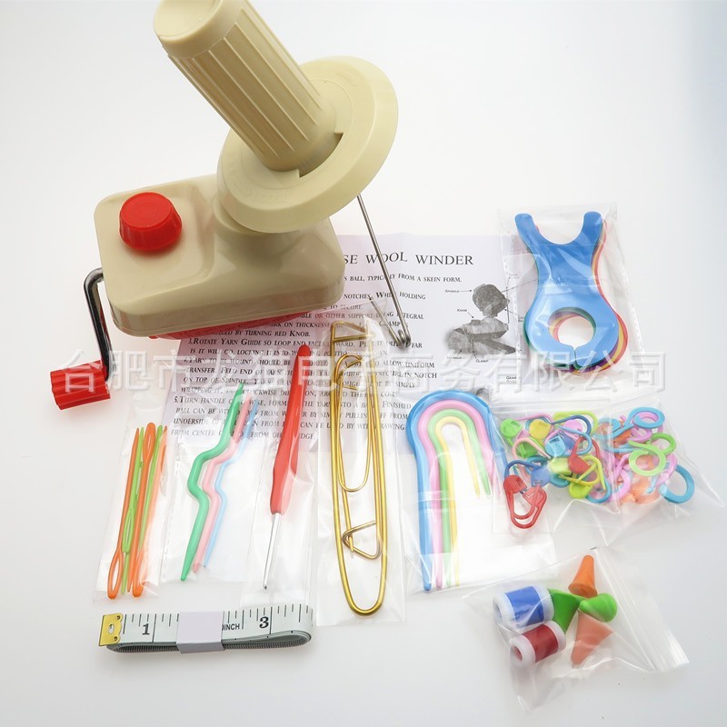 Nueva máquina de bobinado transfronteriza 2025 manual de plástico bobinado de lana pequeño marco de paraguas para el hogar herramienta de bobinado manual