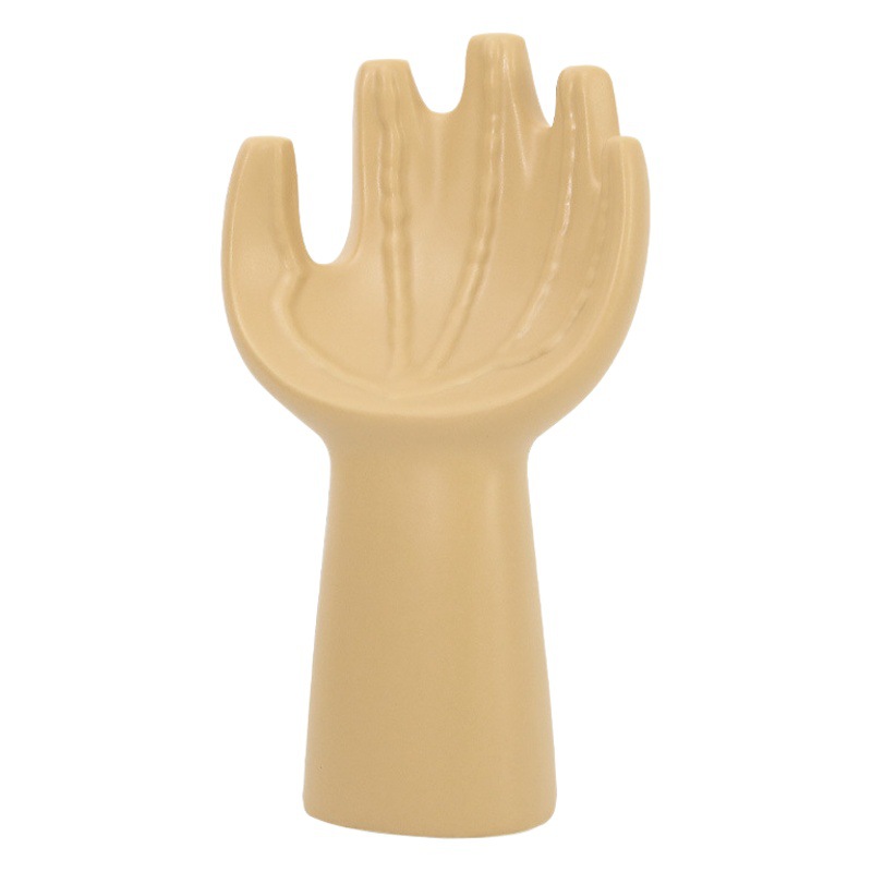 Moderno minimalista artesanías de cerámica creativa decoración de La Palma abstracta modelo sala de estar gabinete decorativo decoración suave