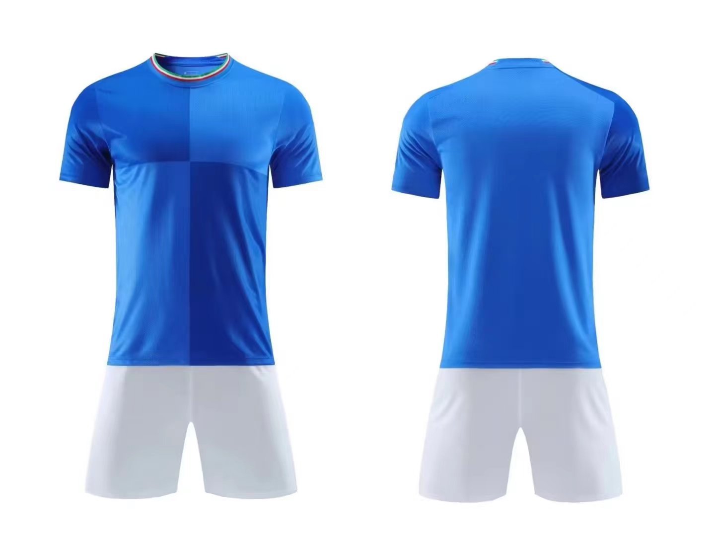 2223 Nová sezóna klubový fotbalový set Hladký talíř pro dospělé, dětský dres s krátkým rukávem soutěžní tým_voghion.com