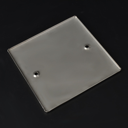 Type 120 all-copper floor insert black painted bottom box embedded iron cassette stainless steel blank cover plate to block the blind plate
