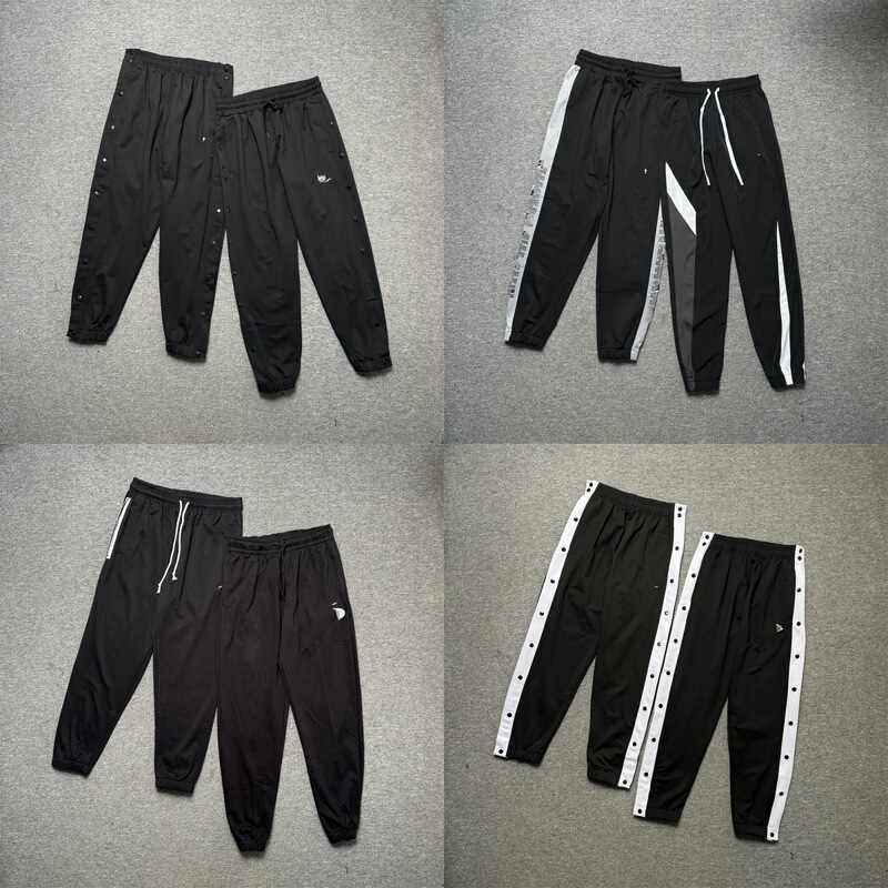 American-style Sports Trousers North Carolina Basketball Pants Leg-toe Pants Buckle-breasted Pants Loose Casual Training Running Pants