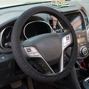 Foreign trade cross-border car steering wheel cover elastic elastic handle cover sandwich summer ice Silk no inner ring handle cover Yama