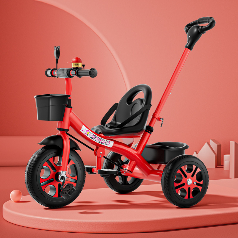 Triciclo infantil 1 - 3 - 2 - 6 años de edad, carro de bebé grande, bicicleta, carro de jardín de infantes image 19