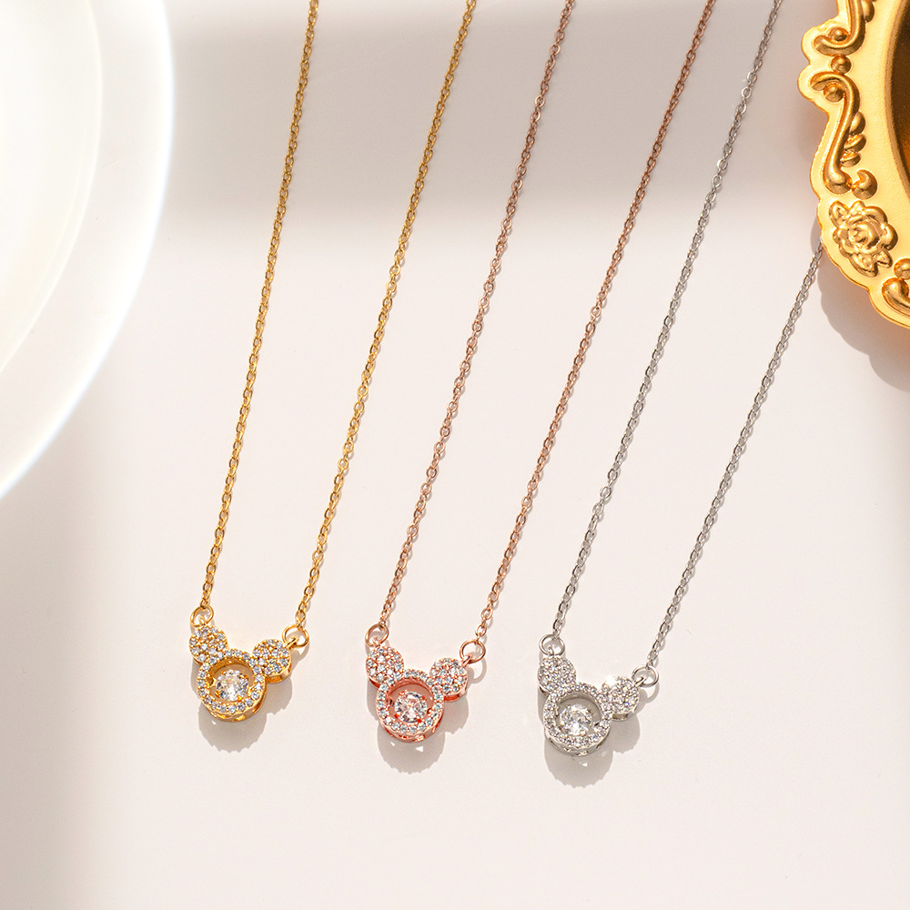 Smart Necklace Women&#39;s ins Simple Trendy Clavicle Chain Temperament Light Luxury Titanium Steel Necklace Pendant Accessories_voghion.com