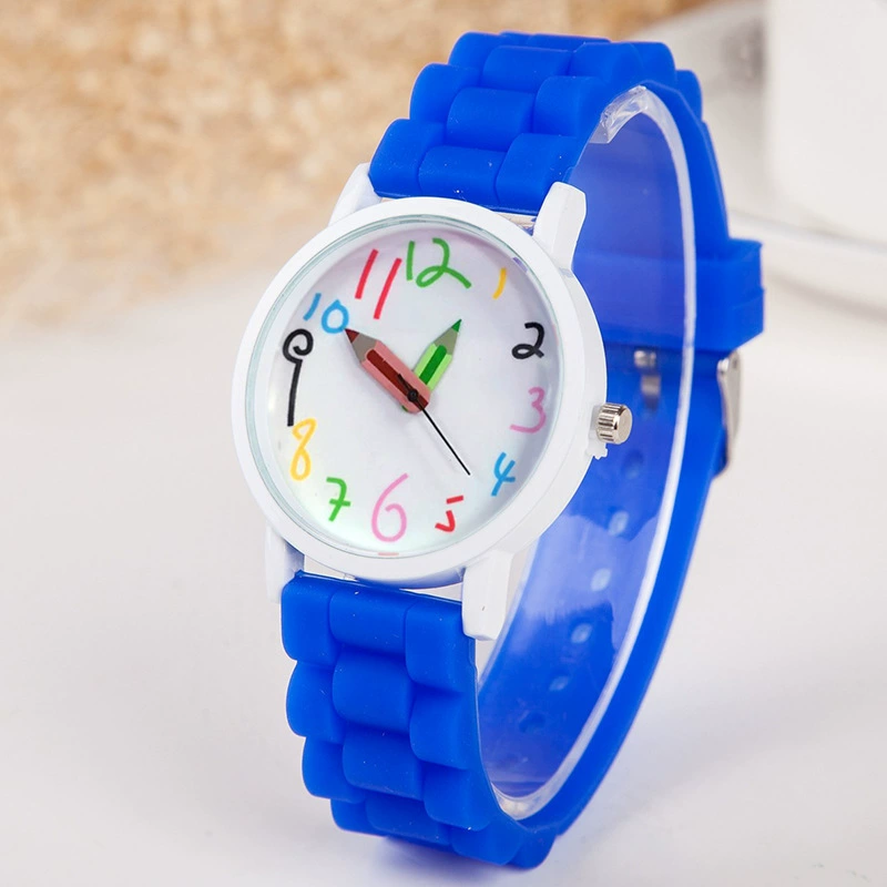 Dropshiping Silicone Watches Children Pencil Pointer Studen