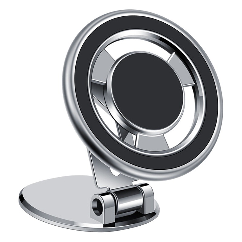 Nuevo parche de metal plegable universal panel de instrumentos soporte de navegación del coche doble plegable coche Peng canción soporte del teléfono móvil