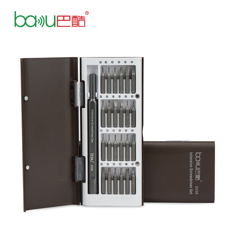 巴酷BA-3338多功能螺丝刀套装螺丝批手机眼镜拆机电脑维修工具