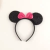 Rose bright silk hairband