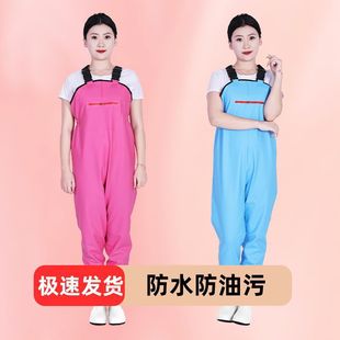 Women's Wading Pants Half-Body One-Piece Fishing Beach Rain Boots Waterproof Rain Pants for Men, Women and Kidsren Wading Clothes