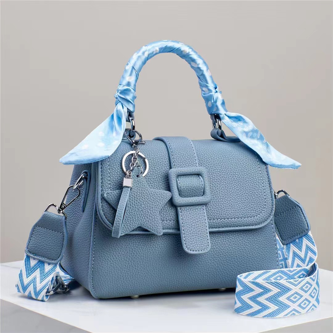 Bolso crossover femenino 2024 nuevo bolso de mensajero de un solo hombro de moda verano textura todo-fósforo ligero bolso cuadrado pequeño bags