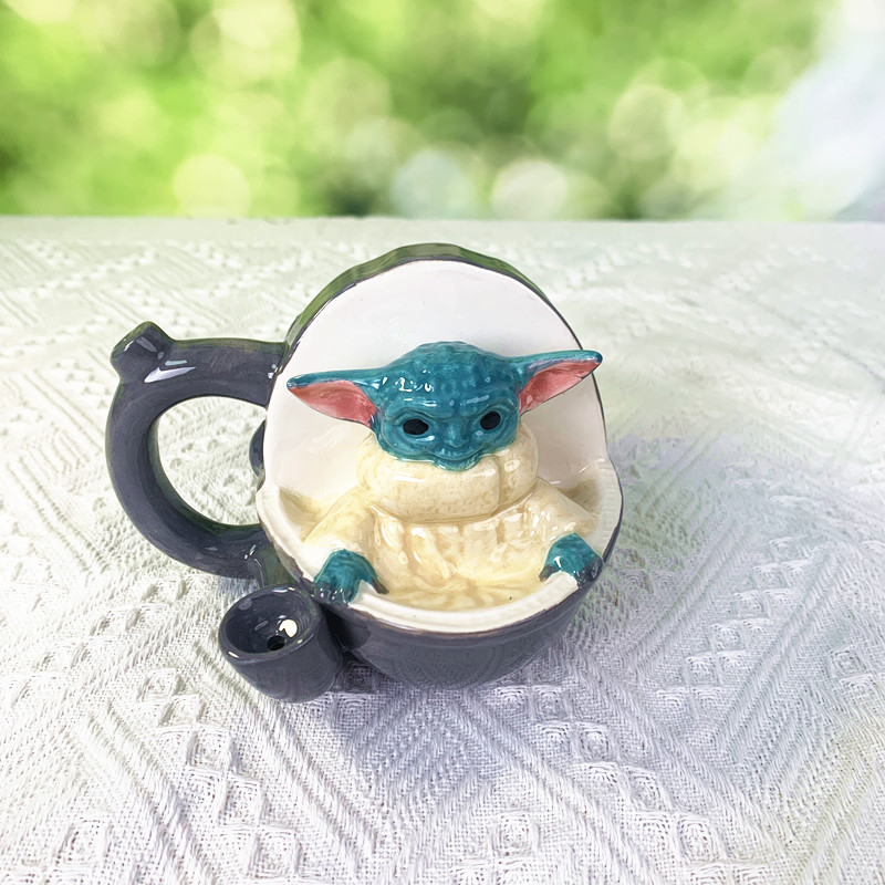 Taza de Cerámica de la Serie Marvel, Avengers, Star Wars, Iron Man, Batman, Yoda