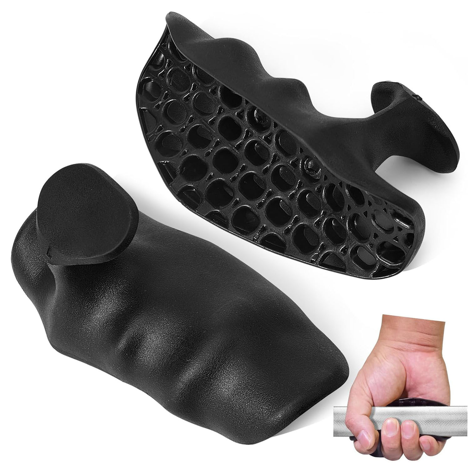 Weightlifting Barbell Grip Silicone Mat Grip Strengthener Grip Finger Workout Non-slip Fitness