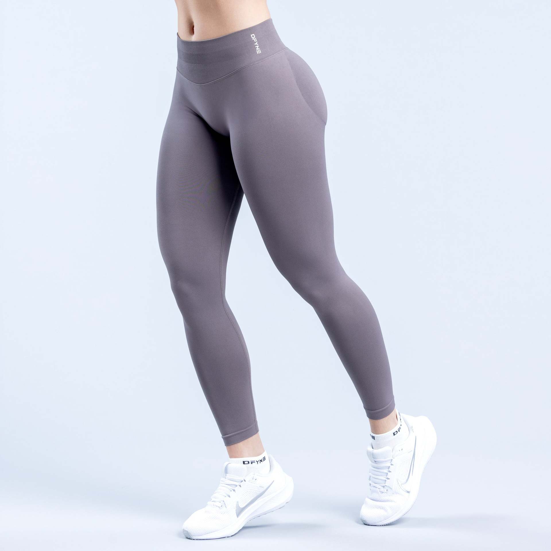 IMPACT Pantalones de nueve puntos de yoga sin costuras para mujer, levantamiento de cadera, fitness, cintura alta, modelado del cuerpo, alta elasticidad, melocotón, ropa deportiva transfronteriza