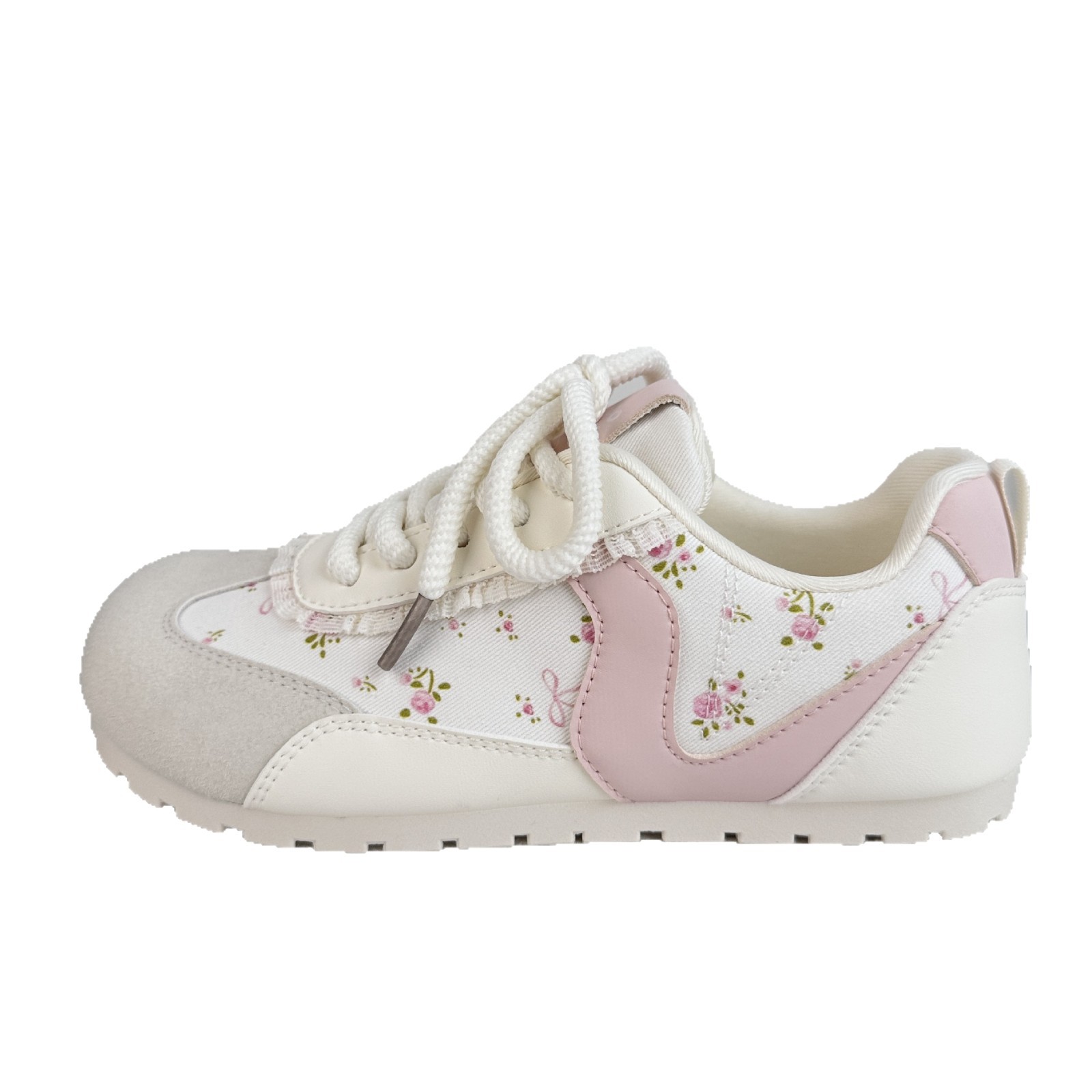 Zapatos de skate casuales de flores de ondas largas para mujeres 2025 nuevos zapatos de entrenamiento de verano de estilo