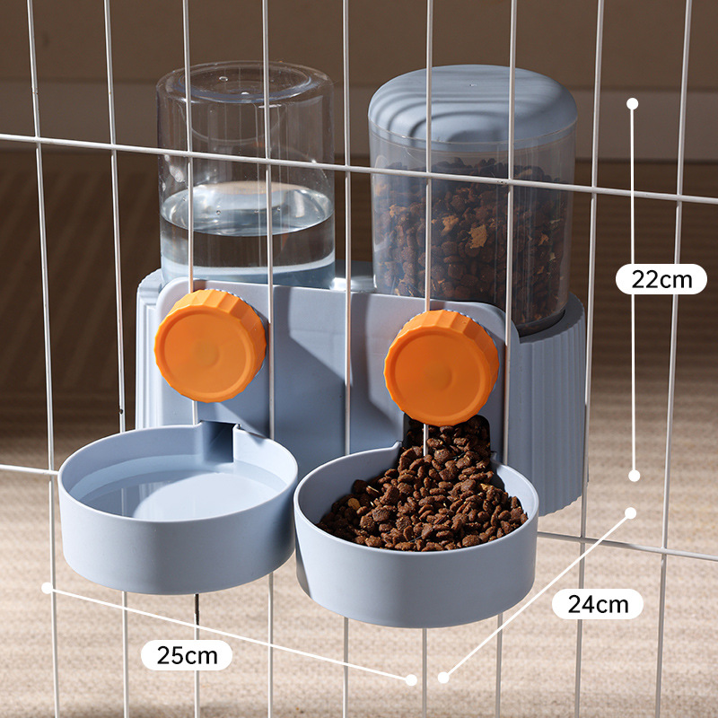 Alimentador de perro alimentación automática alimentador de agua para mascotas gato jaula colgante jaula alimentador de agua potable al por mayor especial