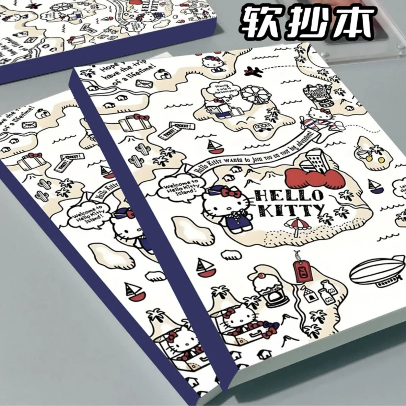 Hello kitty, high quality cute laptop, polyurethane notebook, increased thickness