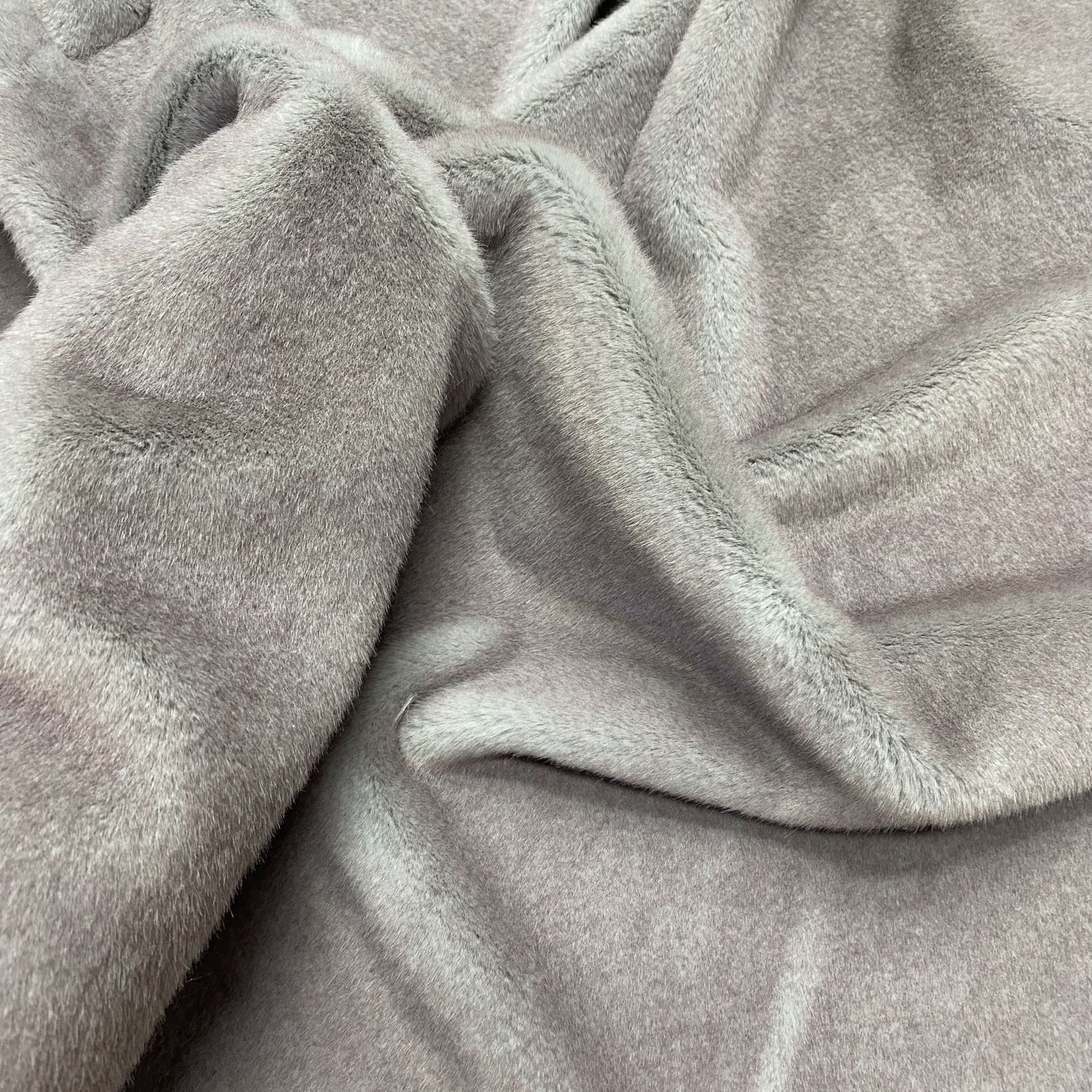 Tiananmen de alta gama imitación de tela de dos colores de moda abrigo abrigo de piel bolsa tela de peluche