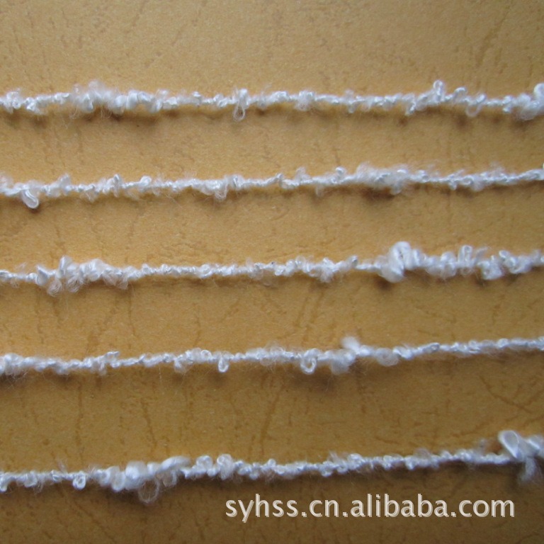 供应织手套、袜子用圈圈纱（黑灰色）  价格面议    14