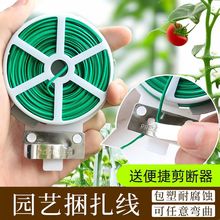 多功能园艺扎线扎带铁丝线辅助爬藤蔓固定器花架捆绑丝细铁丝扎带