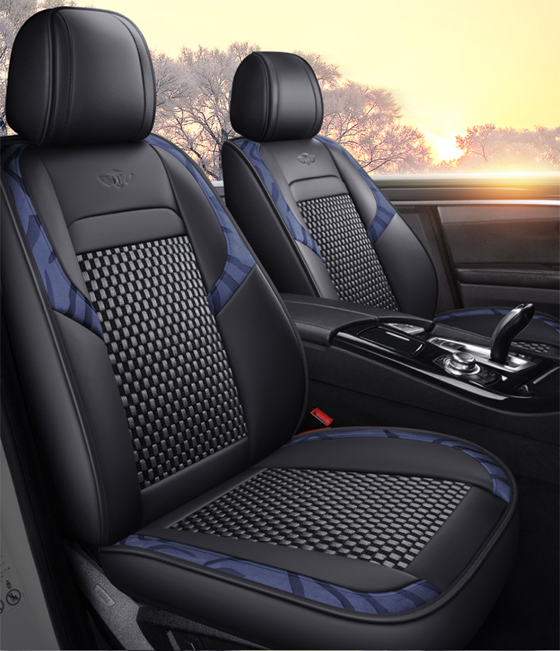 Dr. Jie's Car Seat Cushion Is Universal for All Seasons and Summer Ice Silk All-Inclusive Car Seat Cushion Ventilated and Breathable Car Seat Cover