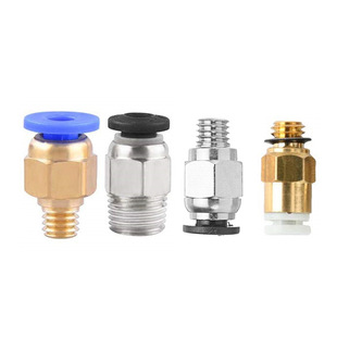 3D printer quick connector pneumatic quick connector PC4-M6 4-01 6-01 straight through quick plug penetration
