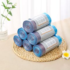 Thickened drawstring trash bags large roll single-use with reinforced drawstring 50 bags 90 bags wholesale