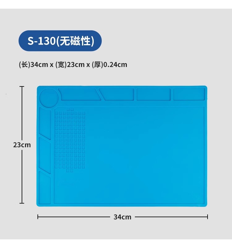 YGtools almohadilla de trabajo de reparación digital electrónica anticorrosión resistente a altas temperaturas con reparación magnética almohadilla de aislamiento de silicona IC