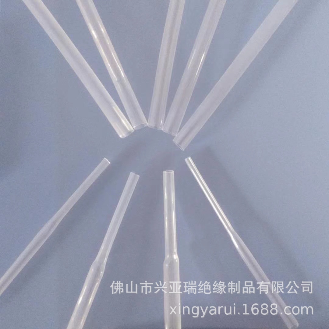 PFA铁氟龙PTFE四氟毛细聚四氟乙烯高温热缩套管用于医疗传感器