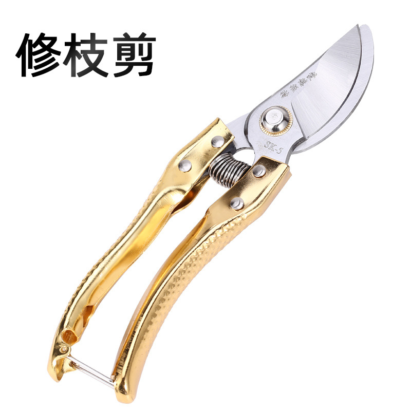 金色园艺剪刀修枝剪摘果剪整枝剪花剪修花剪果枝剪园林剪花枝剪