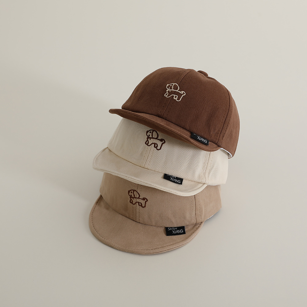 Sombrero para bebés al aire libre sombrero de béisbol de brilla suave de verano primavera y otoño estilo coreano para niños y niñas sombrero de protección solar