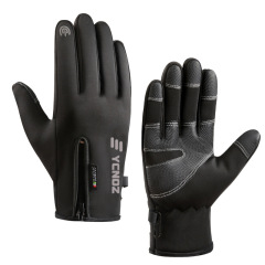Winter Gloves Skiing Riding Sport Zipper Touch Screen Men Women Outdoor Autumn Winter Fleece Motorcycle Warm Gloves