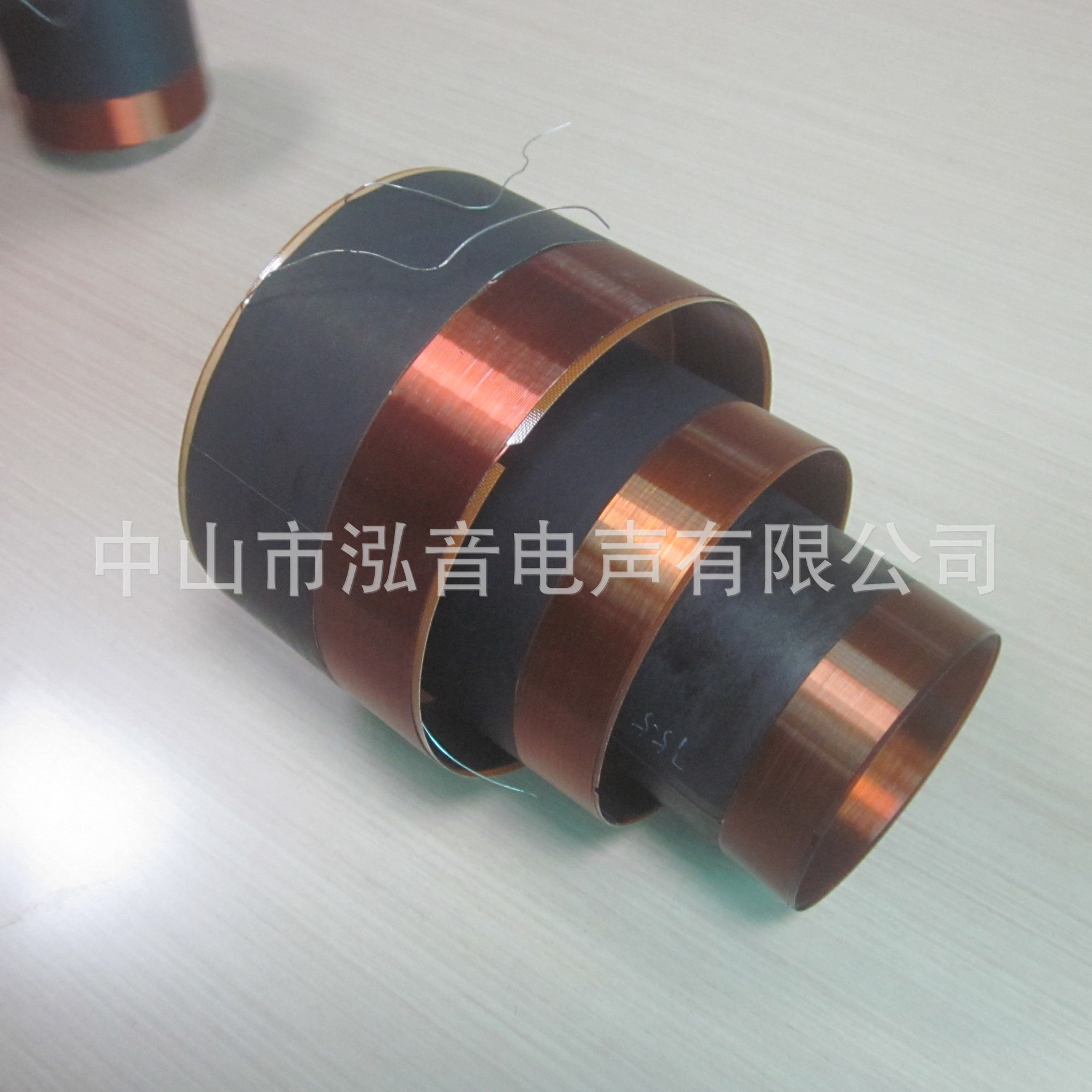 75.5芯内外绕TGL圆线低音喇叭线圈  75.5玻纤内外绕低音音圈 喇叭