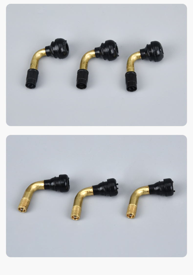 Tubeless Tire Valve Motorcycle Electric Bicycle Tire Valve Battery Car Rubber Valve Wheel Hub Core