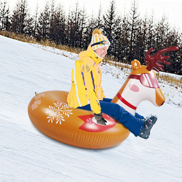 Inflatable ski children's ski board PVC