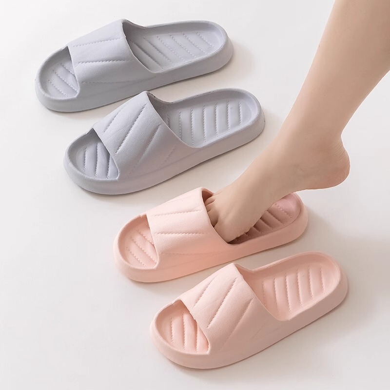 Summer New Indoor Couple's Slippers with a Stepping-On-Clouds Feel, Women's Eva Non-Slip Bathroom Slippers, Men's Soft-Soled Sandals 2026