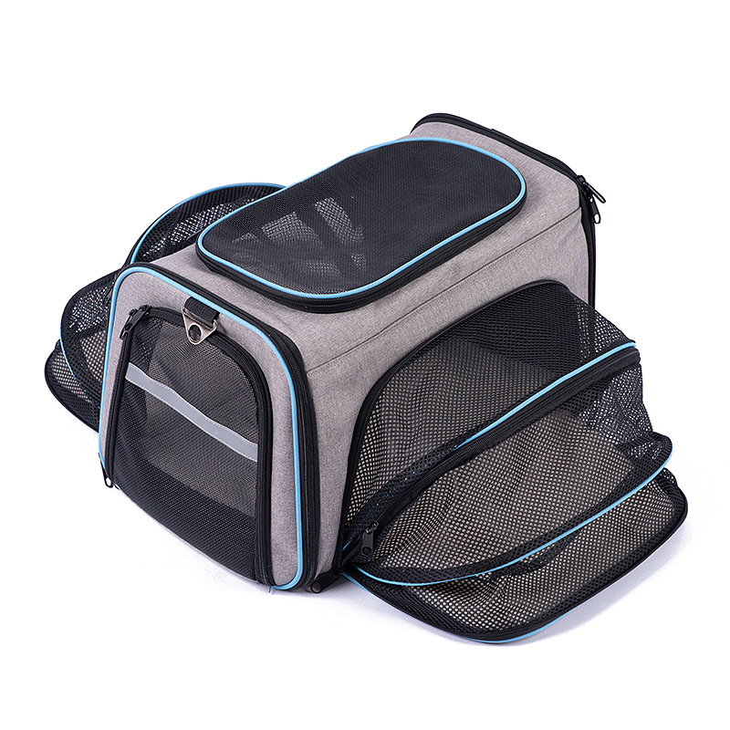 Cross border Cat Pack new pattern Foldable Cat bag capacity ventilation Expand Pet package go out Portable Dog Pack wholesale