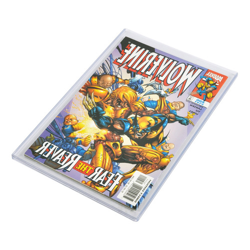 Marvel DC Magazine Iron Man Storage Card Holder Animation Collection Commemorative Card Brick Transparent Plastic Comic Book Protective Case