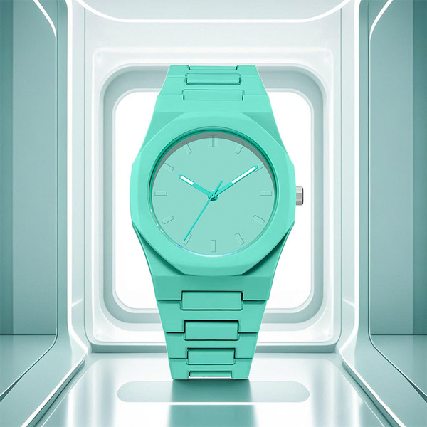 plastic quartz waterproof fashionable watch