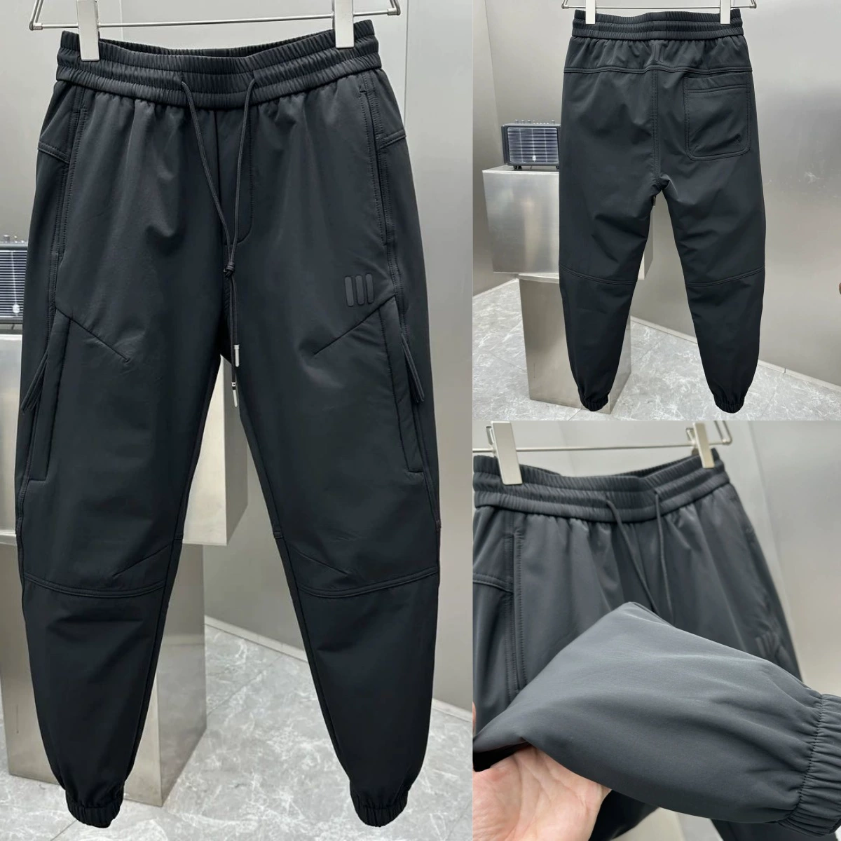 Открытый мягкий корпус утолщенные повседневные брюки для мужчин зимняя новая мода прилив спортивных брендов свободные дикие штаны для ног