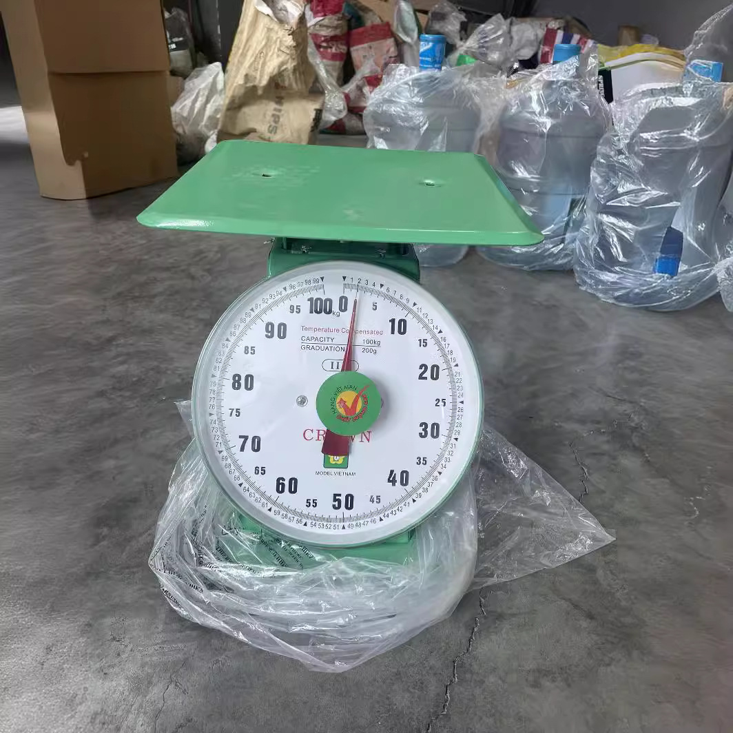 2024 nueva báscula de cocina báscula mecánica báscula de resorte 100kg báscula plana