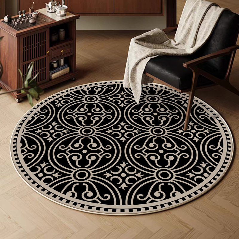Alfombra de cachemira retro transfronteriza sala de estar sofá mantas de mesa de té mantas domésticas resistentes a la suciedad y al desgaste mantas de cama de dormitorio