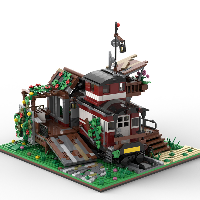 Creative Flower Shop Building Blocks Educational Toy For Kids_voghion.com