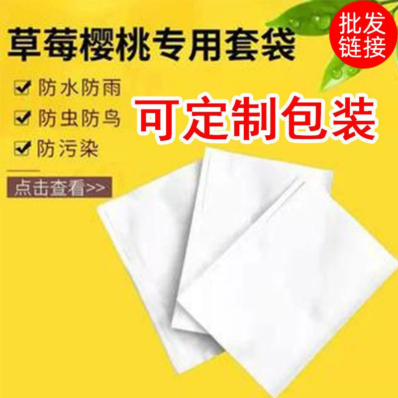 Специальная сумка для мешков с клубникой Сумка для инжира Вишневая сумка Сумка для фруктового воска Вишня Защита от насекомых Защита от птиц Водонепроницаемость для болезней