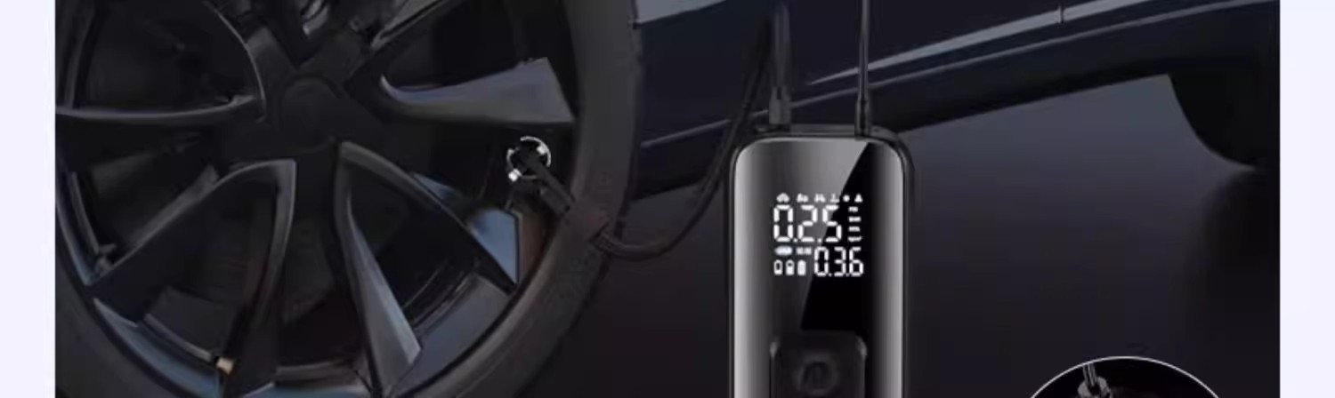 Car-Mounted Wireless Cross-Border Air Pump, Portable Air Pump for Cars, Electric Car Tire High-Pressure Inflator