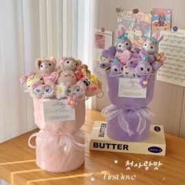 迪士尼星黛露卡通玩偶毛绒草莓花束公仔生日礼物女友闺蜜女生可爱